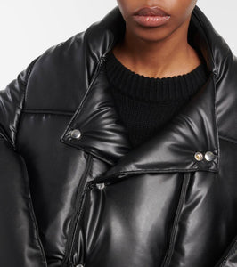 Junya Watanabe Faux leather bomber jacket