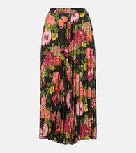 Junya Watanabe Pleated midi skirt - Junya Watanabe 百褶中长半身裙