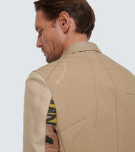 Junya Watanabe Printed cotton and linen blazer