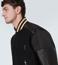 Junya Watanabe Wool-blend varsity jacket