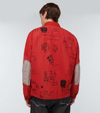 Junya Watanabe x Jean-Michel Basquiat cotton and linen jacket