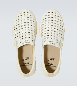 Junya Watanabe x Stepney Workers Club leather sneakers