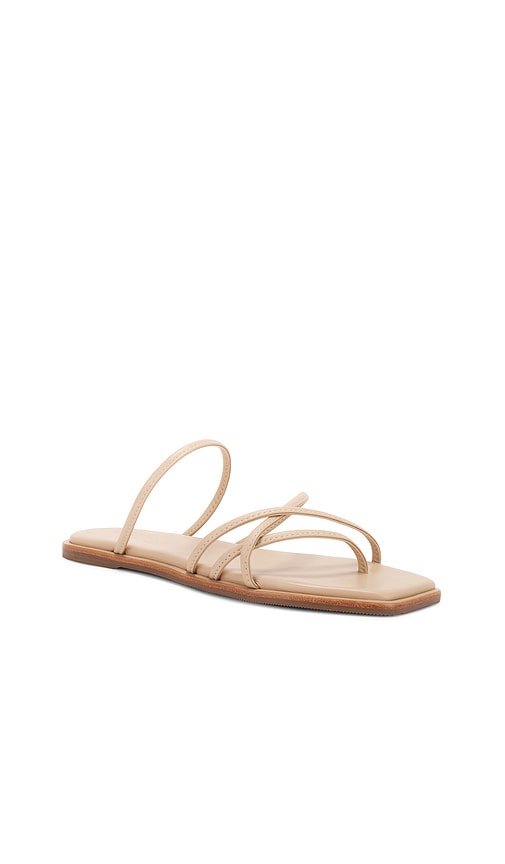 Kaanas Kapok Slide Sandal in Beige