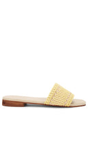 Kaanas Ayla Sandal in Beige | Oat Slides for Women