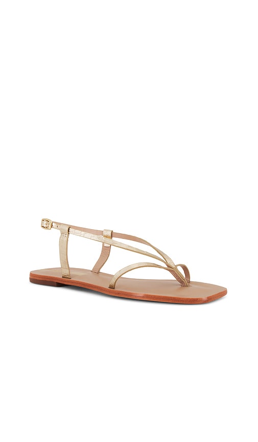 Kaanas Cristobal Sandal in Metallic Gold