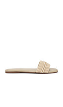 Kaanas Higuera Slide in Beige | Oat Slides for Women