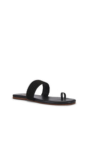 Kaanas Banderas Sandal in Black