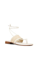 Kaanas Bamboo Wrap-Around Thong in Cream