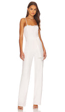 Karina Grimaldi Francesca Jumpsuit in White - Karina Grimaldi Francesca Combinaison en Blanc - 卡琳娜·格里马尔迪·弗朗西斯卡 (Karina Grimaldi Francesca) 白色连身裤 - Karina Grimaldi Francesca Overall in Weiß - Karina Grimaldi 프란체스카 점프수트 화이트 색상 - Tuta Karina Grimaldi Francesca in bianco