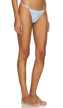 KAT THE LABEL Heather Thong in Baby Blue