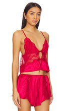 KAT THE LABEL Lucille Camisole in Red