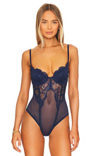 KAT THE LABEL Maeve Bodysuit in Blue