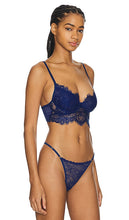 KAT THE LABEL Monty Longline Bra in Blue