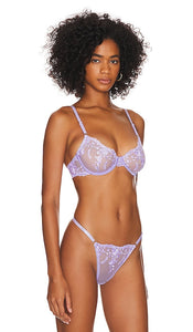 KAT THE LABEL Nicolette Underwire Bra in Lavender
