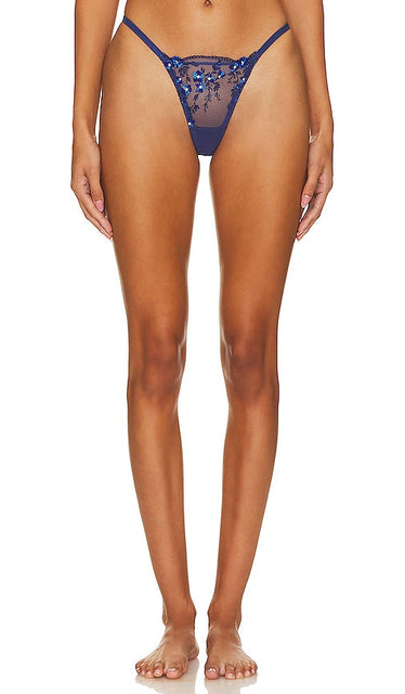 KAT THE LABEL Sofia Thong in Navy - KAT THE LABEL String Sofia en Bleu Marine - KAT THE LABEL Sofia 海军蓝丁字裤 - KAT THE LABEL Sofia Tanga in Marineblau - KAT THE LABEL 소피아 끈팬티 - KAT THE LABEL Sofia Perizoma in blu marino