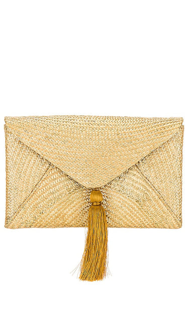 KAYU Cassia Clutch in Metallic Gold