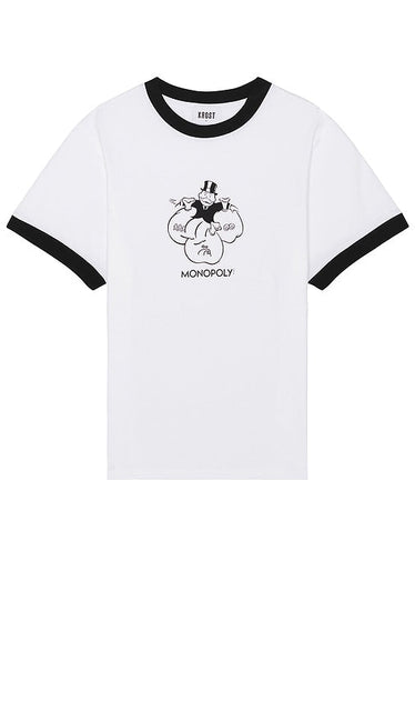 KROST Community Well-being Short Sleeve Tee in White - T-shirt à manches courtes KROST Community Well-being en blanc - KROST Community Wellbeing 白色短袖 T 恤 - KROST Community Wellbeing Kurzarm-T-Shirt in Weiß - KROST 커뮤니티 웰빙 반팔 티셔츠 (화이트) - T-shirt a maniche corte KROST Community Wellbeing in bianco