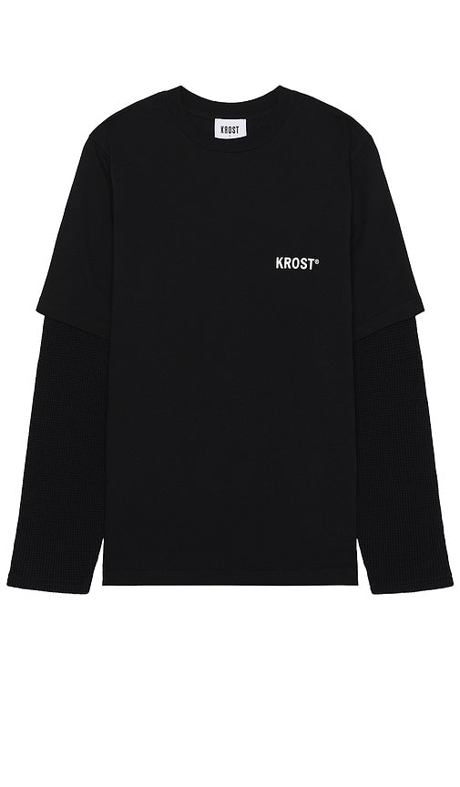 KROST Layered Tee in Black