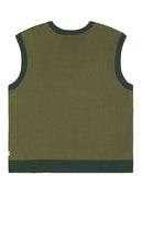 KROST Palm Tree Sweater Vest in Green