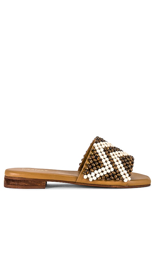 Kaanas Alama Slide in Tan - Claquette Kaanas Alama en beige - 卡纳斯·阿拉马 (Kaanas Alama) 棕褐色滑梯 - Kaanas Alama Slide in Hellbraun - Kaanas Alama 슬라이드 탠 색상 - Scivolo Kaanas Alama in marrone chiaro