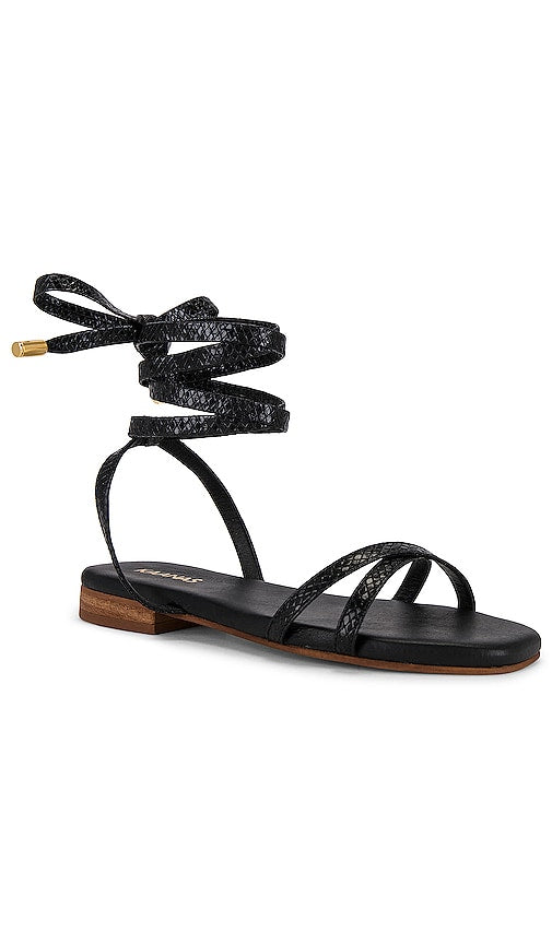 Kaanas Eternity Sandal in Black