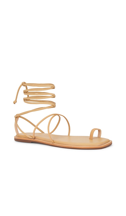 Kaanas Lavi Strappy Toe Ring Sandal in Neutral