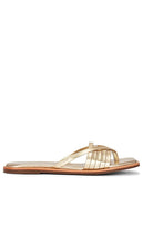Kaanas Makian Sandal in Metallic Gold - Sandale Kaanas Makian en or métallisé - Kaanas Makian 金属金色凉鞋 - Kaanas Makian Sandale in Metallic-Gold - Kaanas Makian 샌들 메탈릭 골드 소재 - Sandalo Kaanas Makian in oro metallizzato