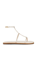Kaanas Nerea Strappy Gladiator Sandal in Ivory | Ivory Strappy Sandals for Women