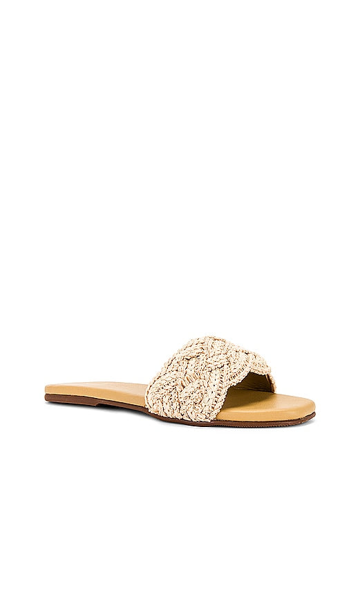Kaanas Pansy Slide Sandal in Neutral