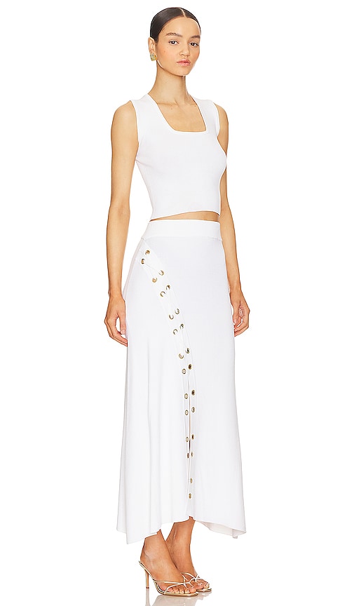 Karina Grimaldi Clementine Set in White