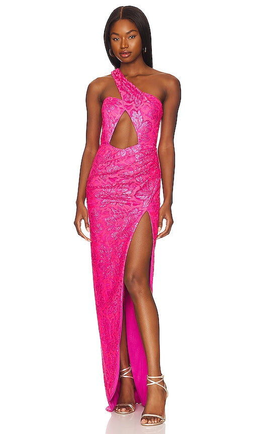 Katie May Mika Gown in Fuchsia - Robe Katie May Mika en fuchsia - 凯蒂·梅 (Katie May) 米卡 (Mika) 紫红色礼服 - Katie May Mika Kleid in Fuchsia - Katie May Mika 가운 - Abito Katie May Mika in fucsia