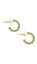 Kendra Scott Cailin Huggies in Metallic Gold