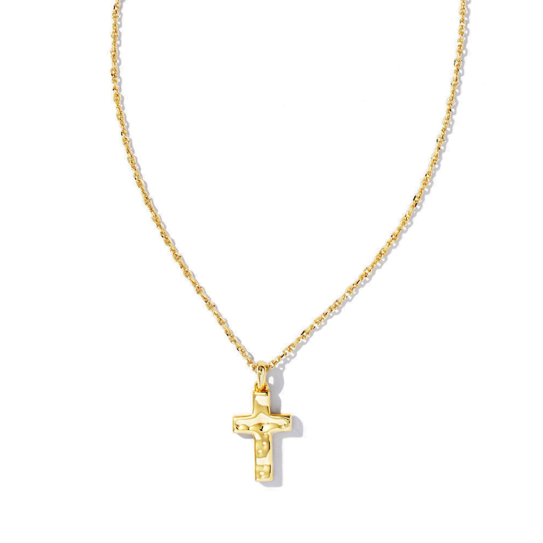 Kendra Scott Cross Pendant Necklace, Gold-Plated
