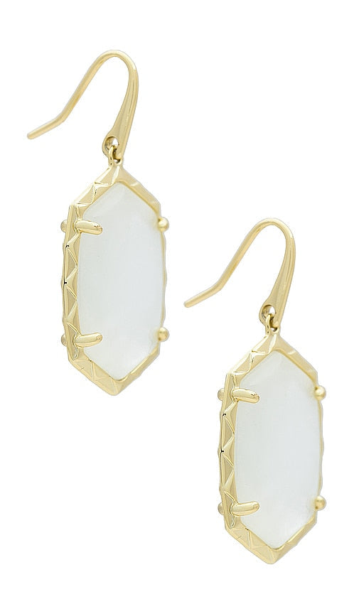 Kendra Scott Daphne Drop Earrings in Metallic Gold