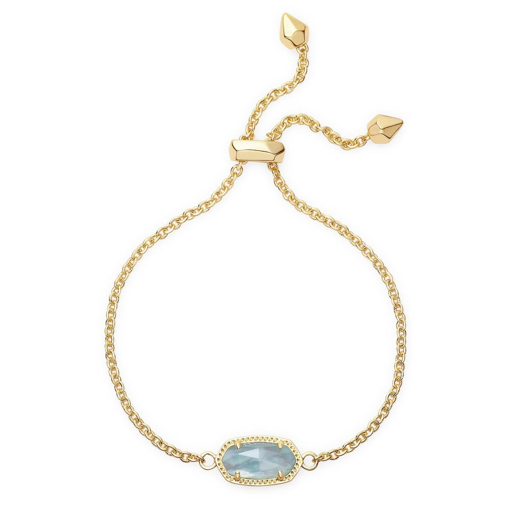 Kendra Scott Elaina Adjustable Bracelet in Light Blue Illusion