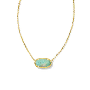 Kendra Scott Elisa Pendant Necklace in Sea Green Chrysocolla