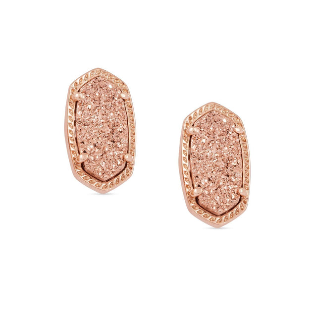 Kendra Scott Ellie Earrings in Rose Gold Plated Drusy