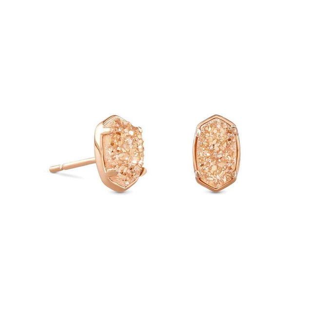 Kendra Scott Emilie Stud Earrings in Sand Drusy