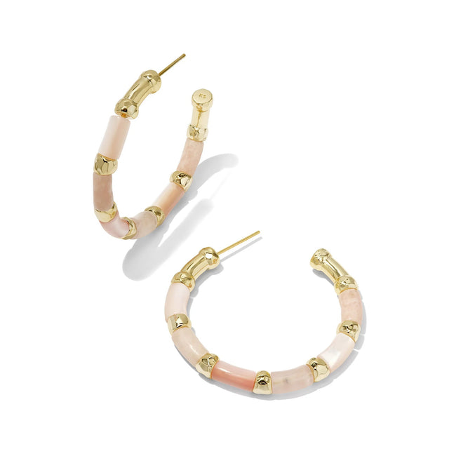 Kendra Scott Gigi Hoop Earrings in Pink Mix