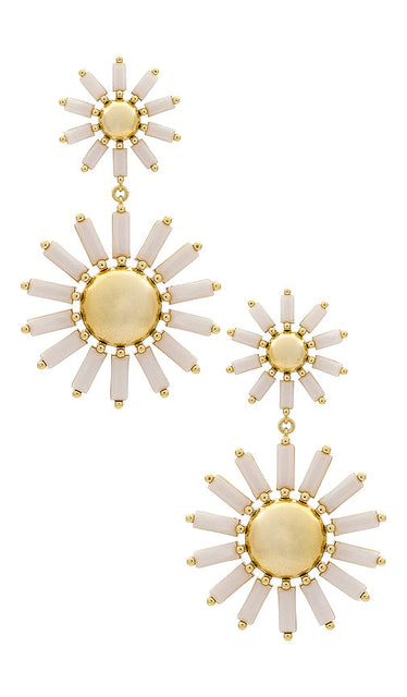 Kendra Scott Madison Daisy Earring in Metallic Gold