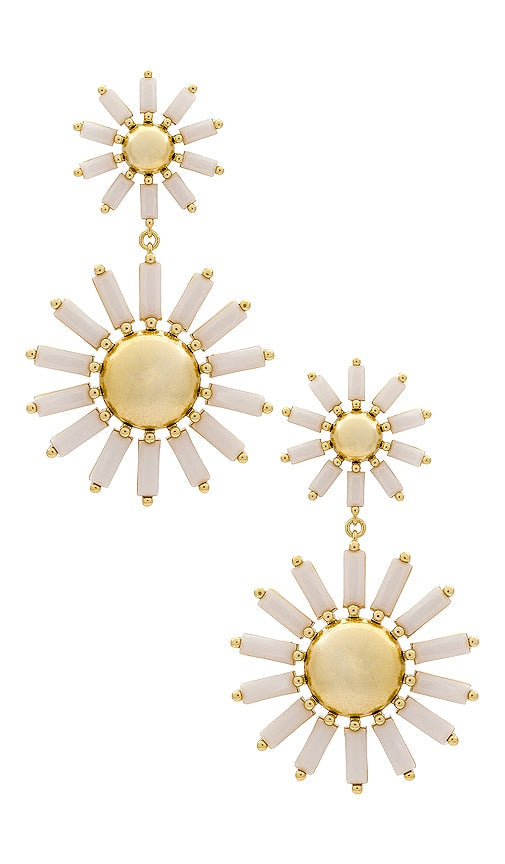 Kendra Scott Madison Daisy Earring in Metallic Gold