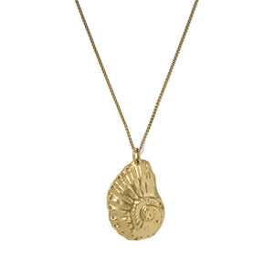 Kendra Scott Marina Long Pendant Necklace in Vintage Gold-Plated