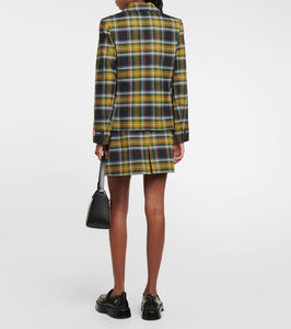 Kenzo Checked wool-blend blazer