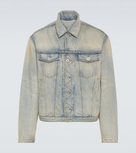 Kenzo Drawn Varsity embroidered denim jacket