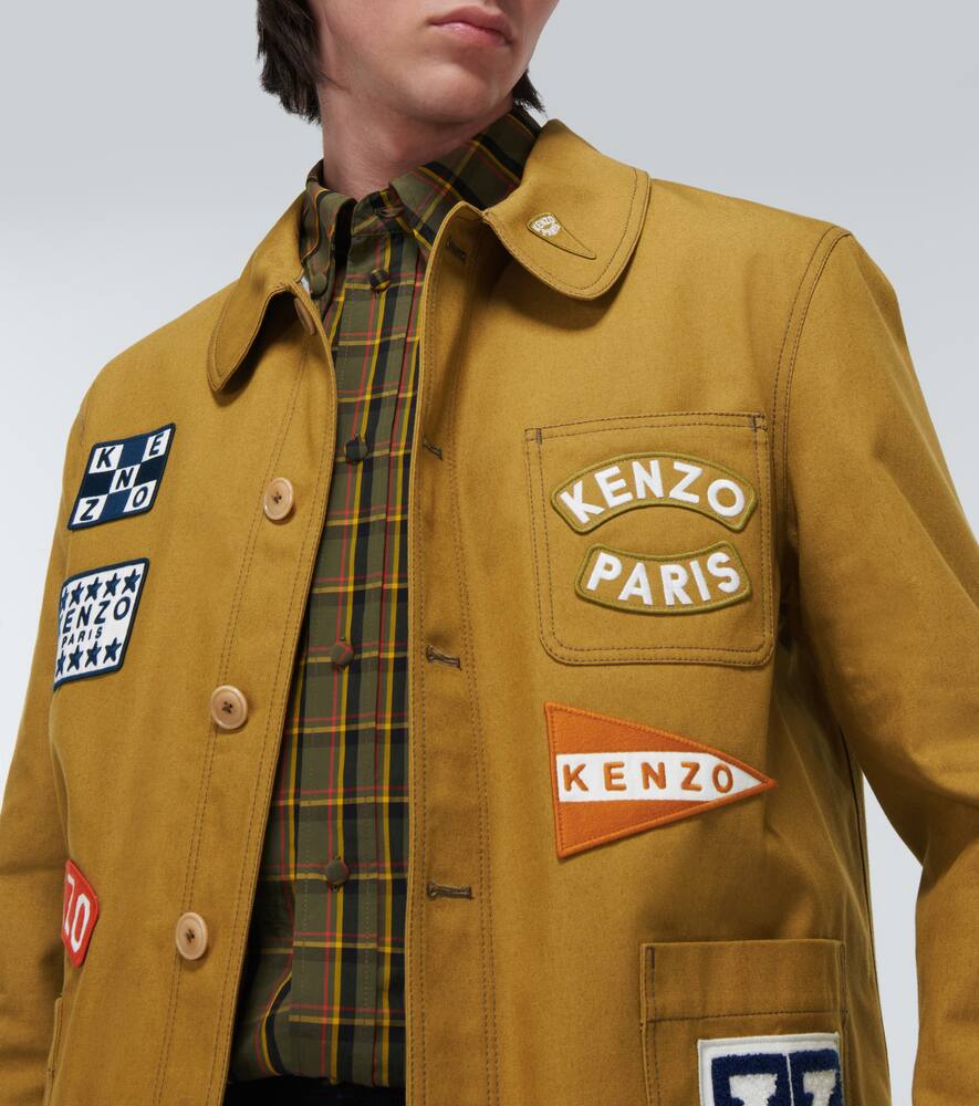 Kenzo Embroidered cotton jacket