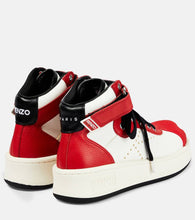 Kenzo Hoops leather sneakers