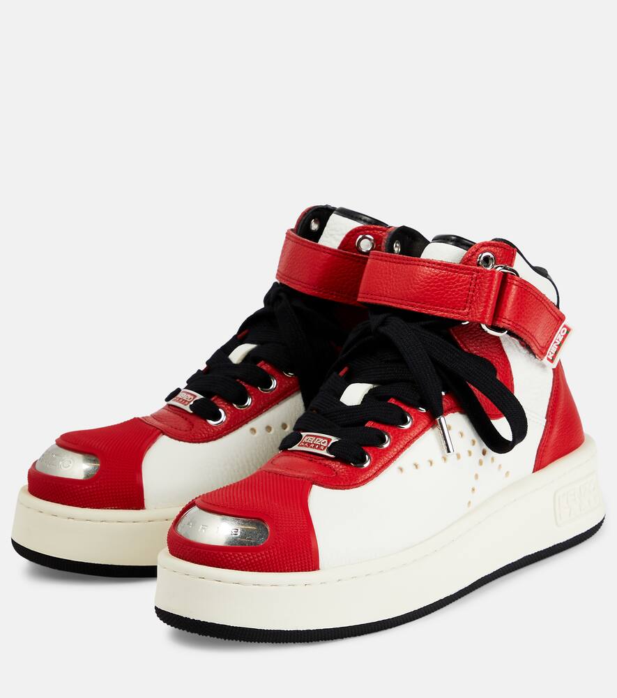 Kenzo Hoops leather sneakers