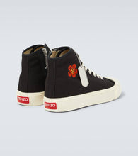 Kenzo Kenzoschool canvas high-top sneakers