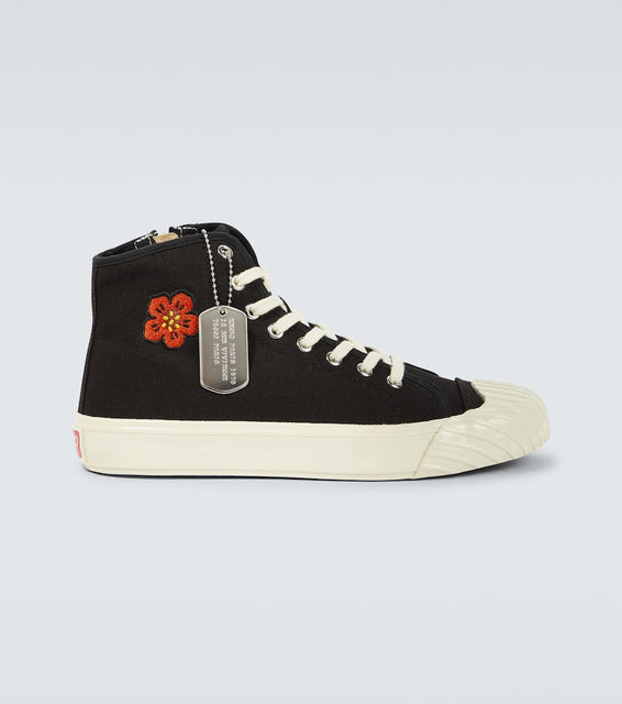 Kenzo Kenzoschool canvas high-top sneakers