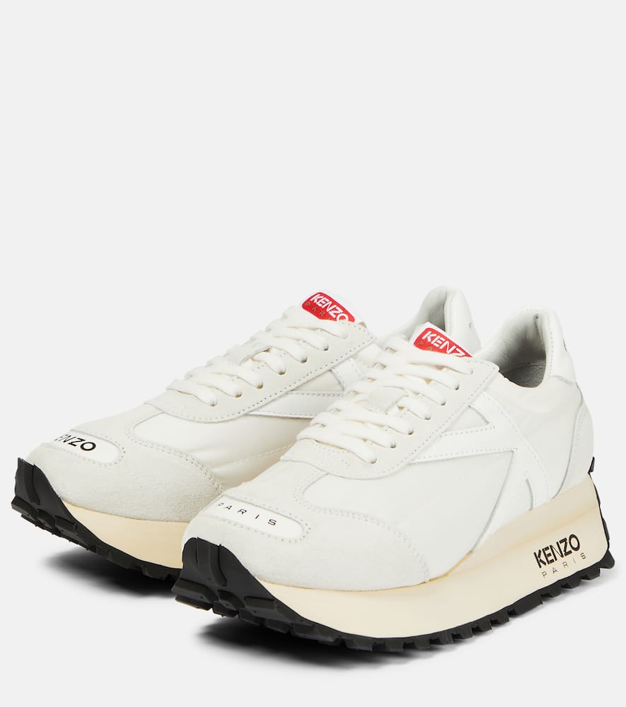 Kenzo Kenzosmile Run suede sneakers